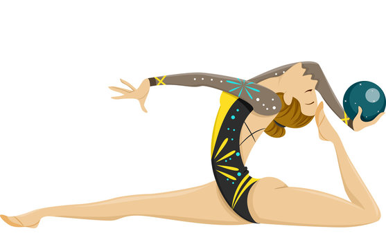 recommend clip art: Girl Sport Gymnastic
