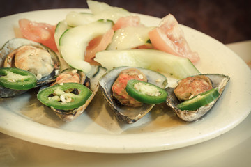 Mussels Jalapeno Pepper