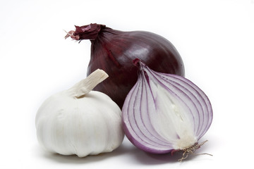 onion and garlic