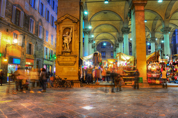 Obraz na płótnie Canvas Piazza di Mercato Nuovo in Florence