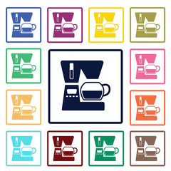 Coffee machine icon