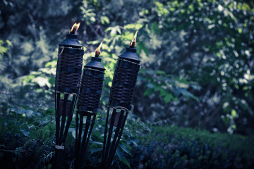 Bamboo Citronella Torch