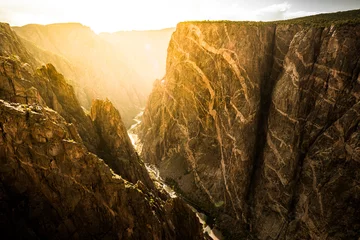 Türaufkleber Schlucht Black Canyon des Gunnison Nationalparks