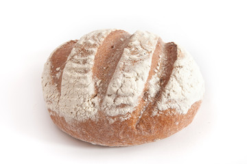 Fresh traditional Czech bread on the table