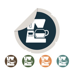 Coffee machine icon