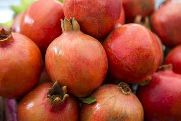 Pomegranate on the market