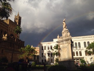 arcobaleno a Palermo