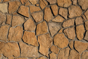 Background of crack stone wall texture