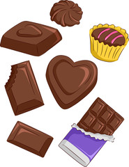 Chocolate Design Elements