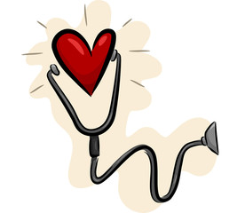 Heart Stethoscope Icon