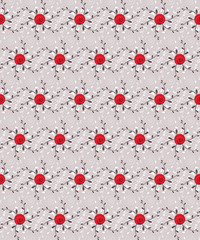 Red roses seamless background