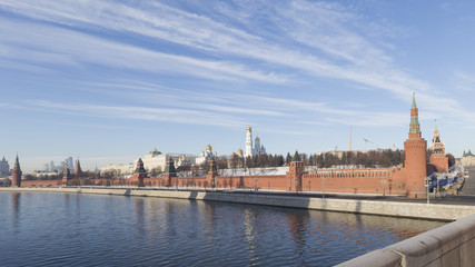 Fototapeta premium Moscow, Kremlin Embankment