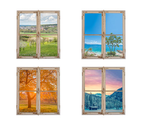 Fenster "Vier Jahreszeiten"