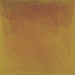 Polygon Dark Orange Background With Light In The Corners