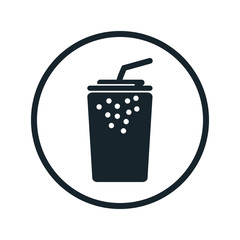Cola drink cup icon