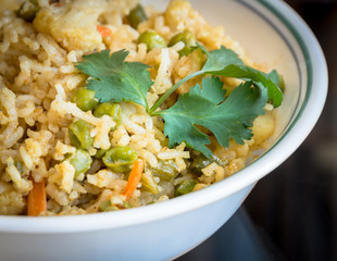 Homemade Indian Pulav, a healthy Indian Food