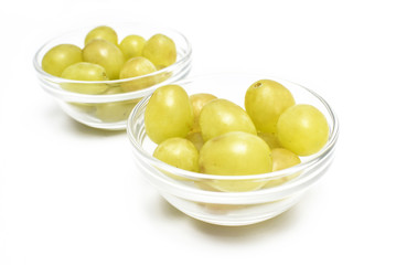 Twelve grapes, that are eaten in Spain to celebrate the new year