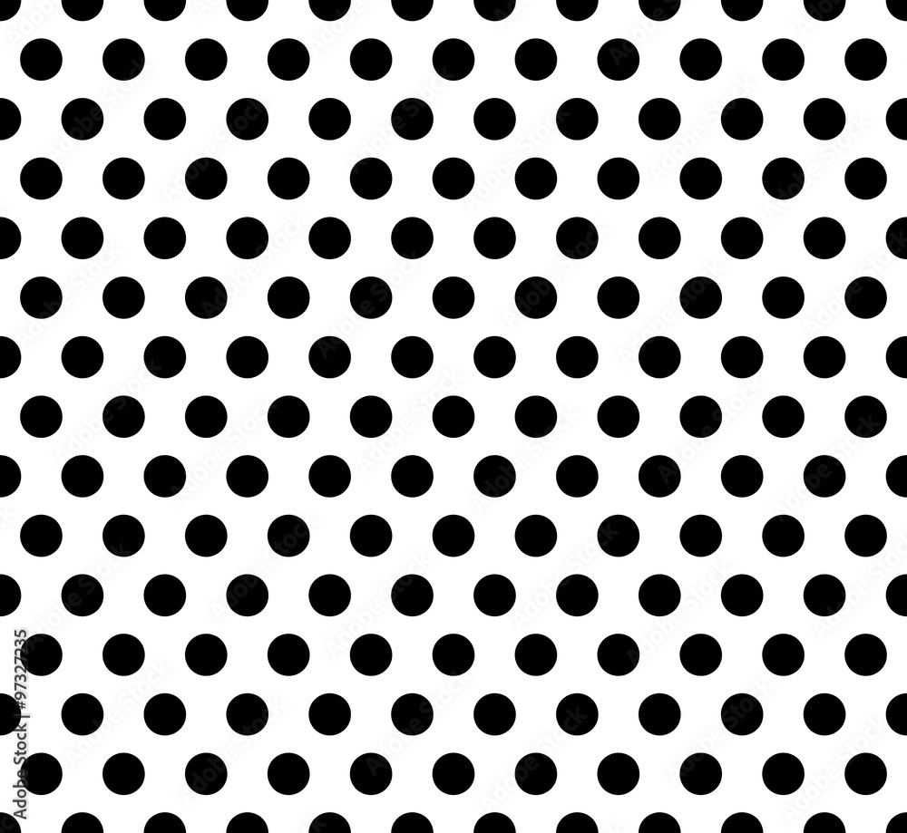 Poster monochrome dotted, polka dot pattern. seamless vector.