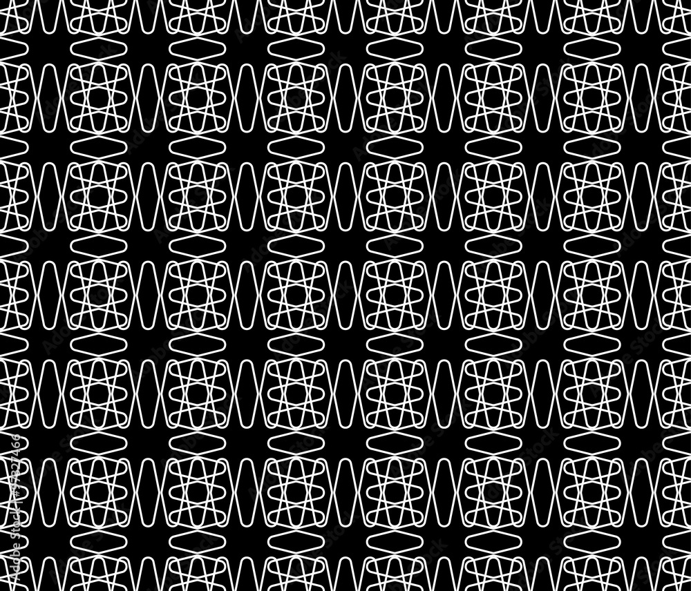 Poster abstract, monochromatic seamlessly repeatable pattern / backgrou
