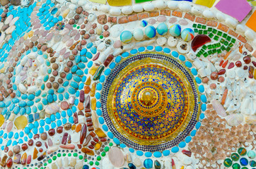 Art mosaic glass