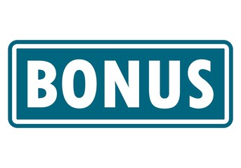 Bonus sign, icon, stamp