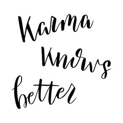 Hand drawn vector lettering. Motivating modern calligraphy 