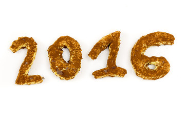 2016 New year cookie