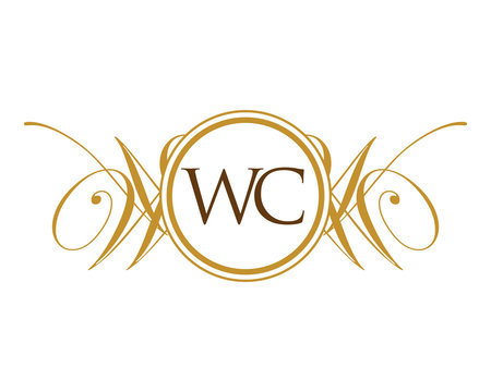 WC Luxury Ornament Initial Logo