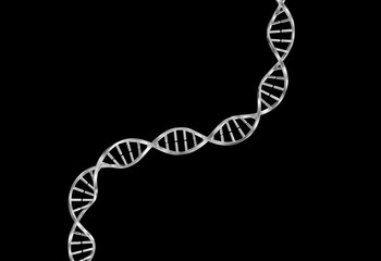 3D Metall DNA Helix