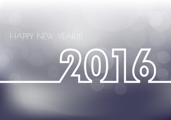 2016 Happy New Year background.vector.