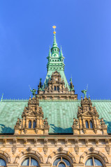 Fototapeta premium Hamburger Rathaus