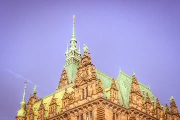 Fototapeta premium Hamburger Rathaus