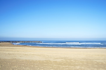 Fototapeta na wymiar Beach in San Sebastian, Spain