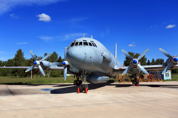 Aircraft in the parking lot