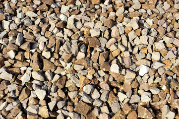 Hintergrund aus Schottersteinen