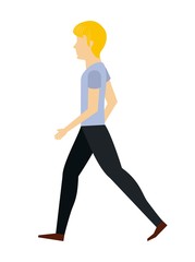 Fototapeta premium people walking design 