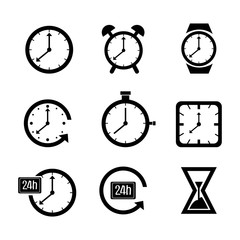 Time,clock, watch icon 