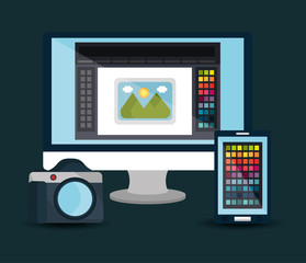 Creative process graphic design