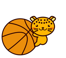 バスケットボールと動物シリーズ