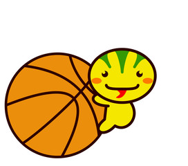 バスケットボールと動物シリーズ