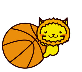 バスケットボールと動物シリーズ