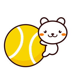 テニスと動物シリーズ