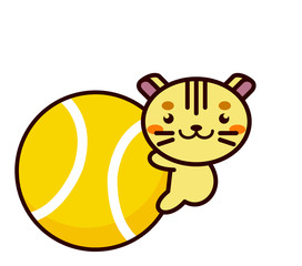 テニスと動物シリーズ