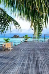 beach with  Maldives