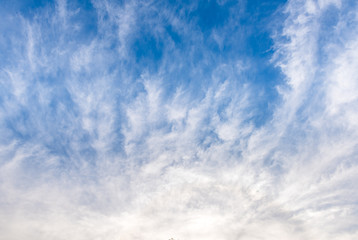 Nice white cloud on blue sky