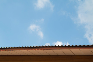 roof and sky background