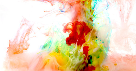 colorful liquid art