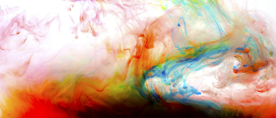 Fototapeta na wymiar colorful liquid art