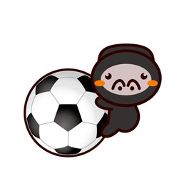 サッカーと動物シリーズ