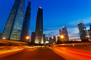 Fototapeta na wymiar Shanghai Urban Construction, Pudong